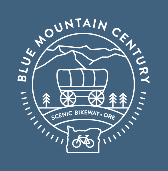 blue mountain century scenic bikeway logo